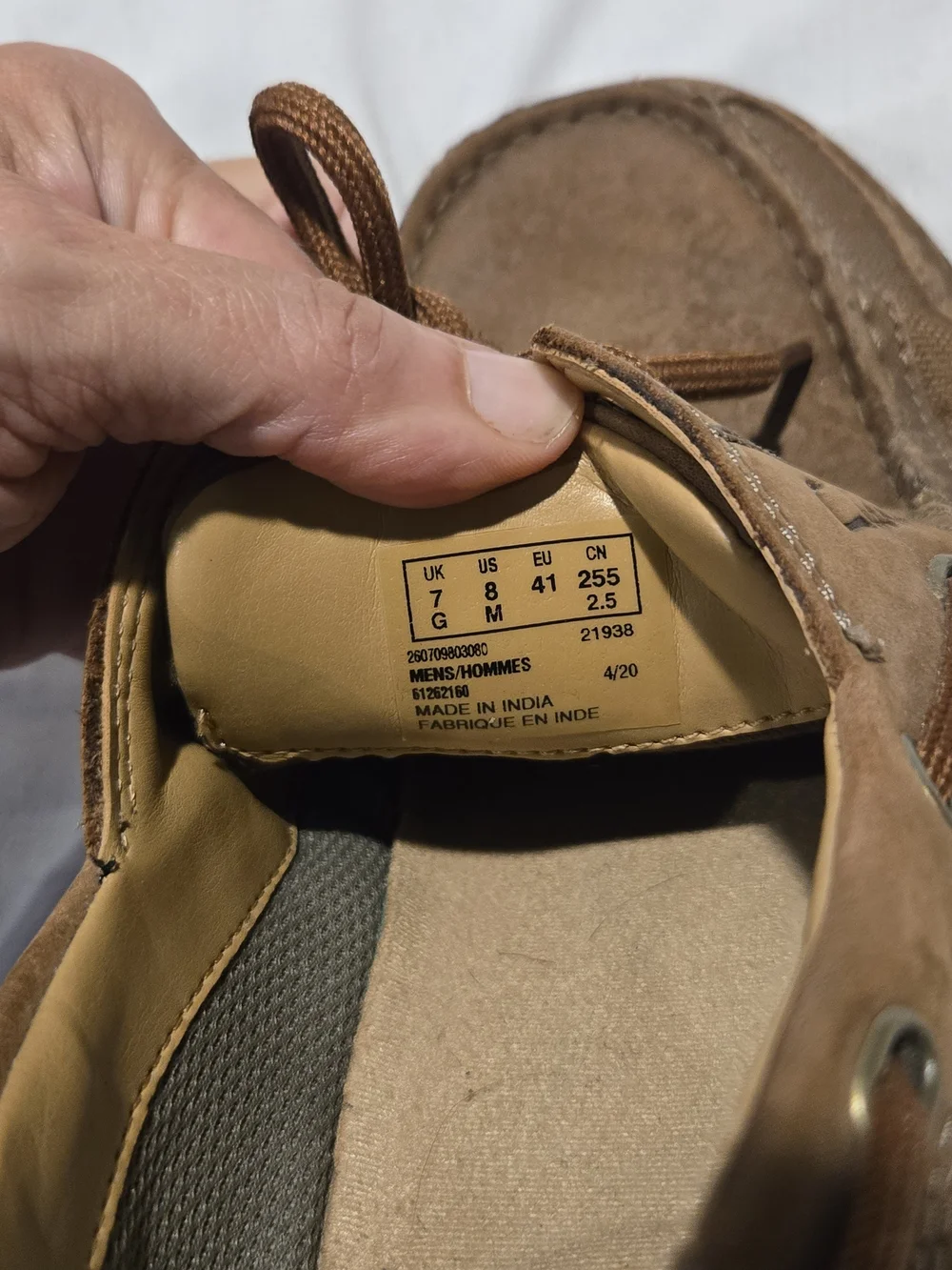 Clarks Men’s Brown Leather Boat Shoes - Size 8 Medium